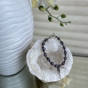 Acrylic Bead Angel Wing Beacelet